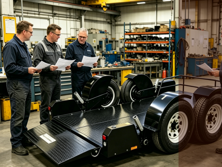 Przyczepa z podnośnikiem hydraulicznym WholeChainTech: kompletny przewodnik po sterowaniu przewodowym